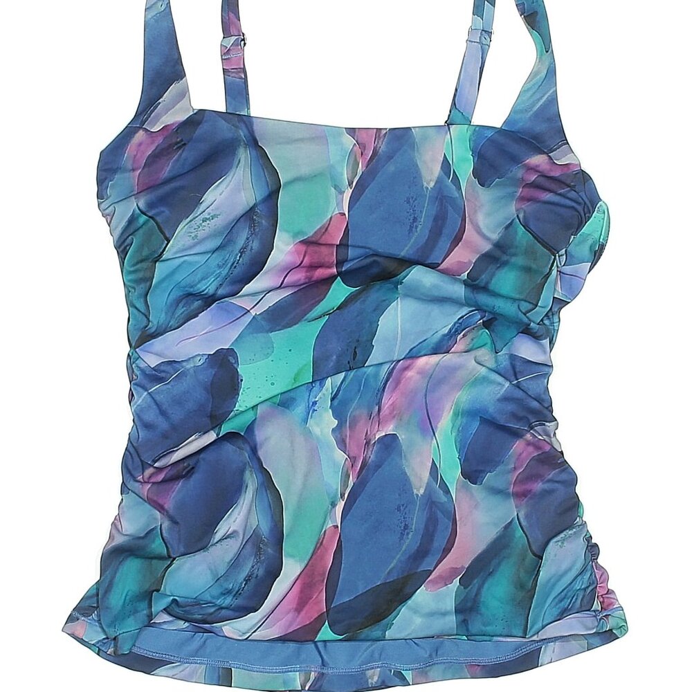 Athleta Swimtank Square Neckline 38 B/C